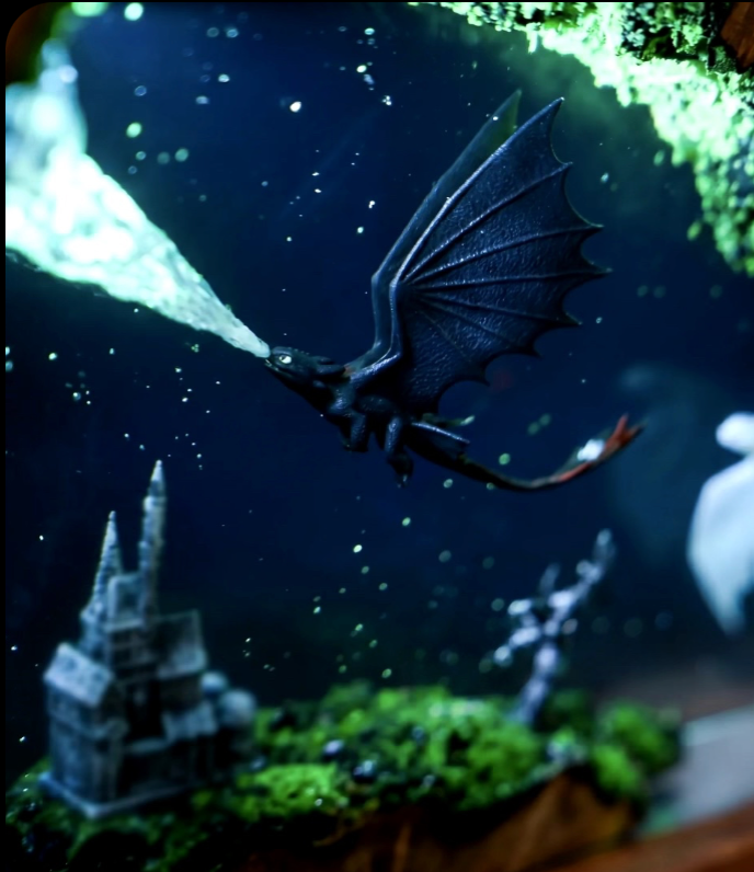 Toothless castle | HTTYD Lamp